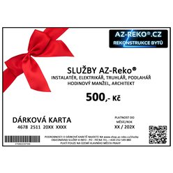 Dárková karta - Služby AZ-Reko® 500
