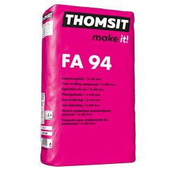 Cementová samonivelační stěrka pro dřevěné podlahy FA 94 - Thomsit - 25kg